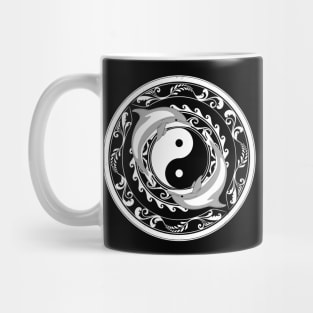 Yin Yang Dolphins Mug